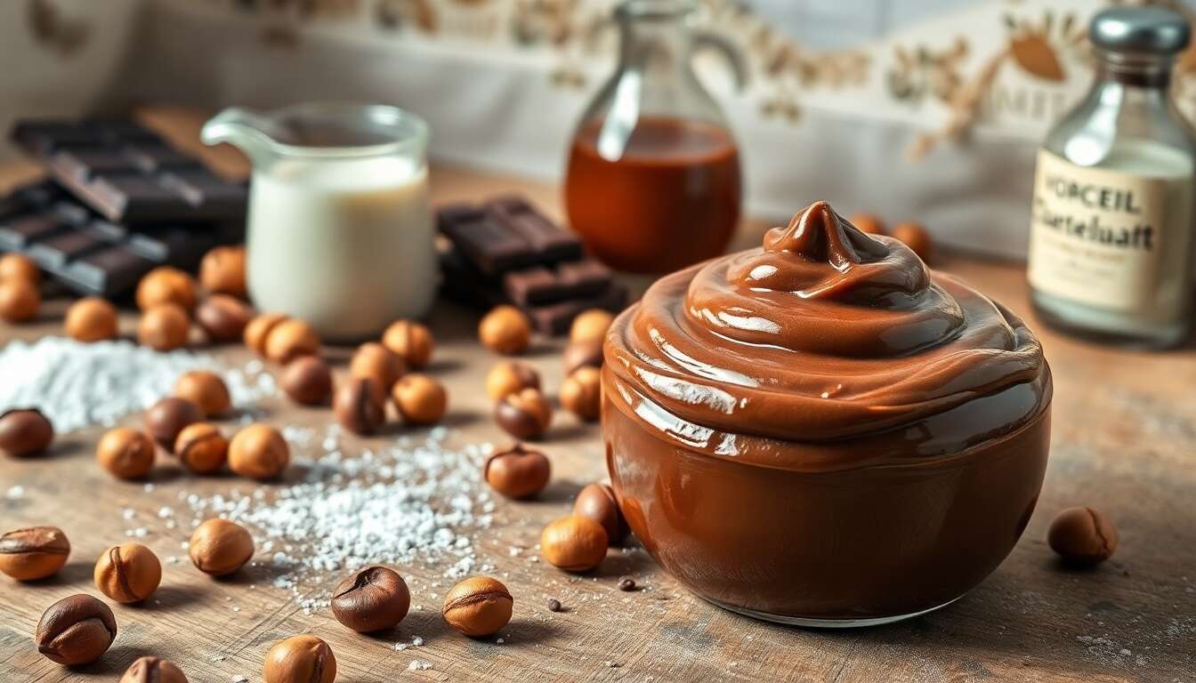 Recette de pâte à tartiner chocolat noisettes de la fée