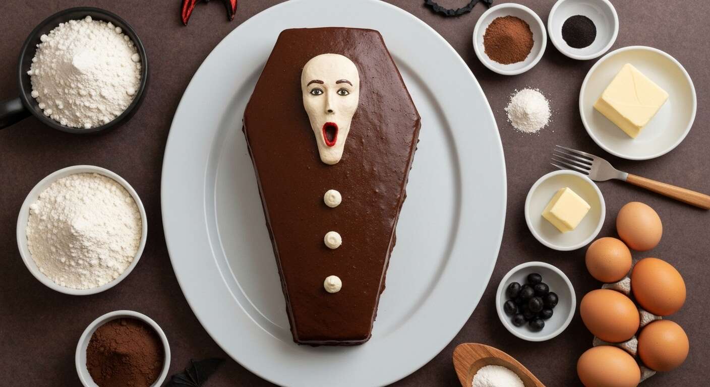 Recette de gâteau cercueil pour Halloween