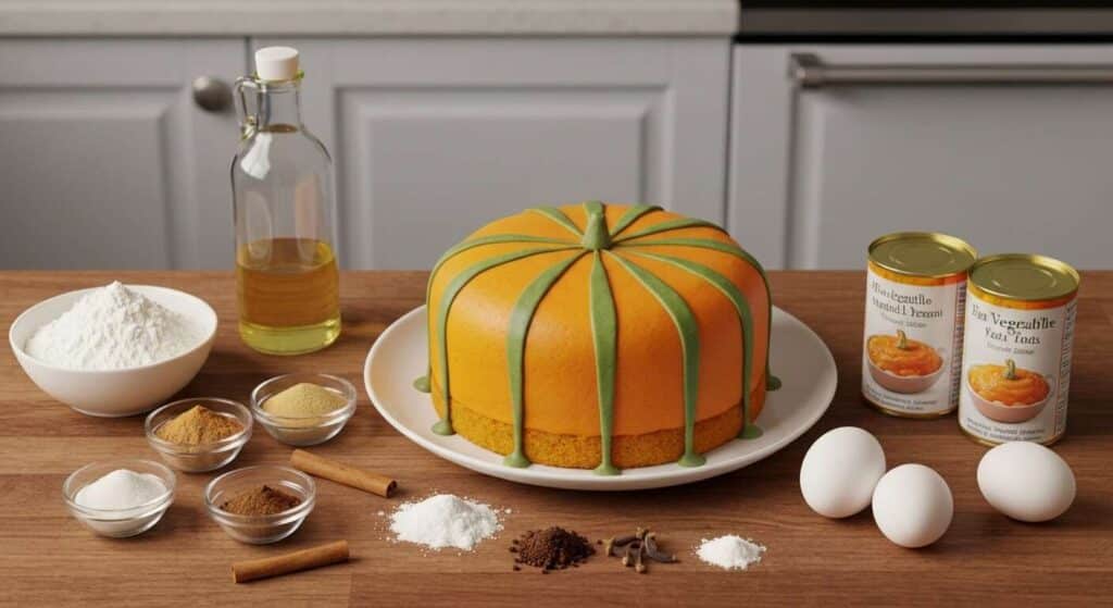 Recette : gâteau citrouille 3D étape par étape