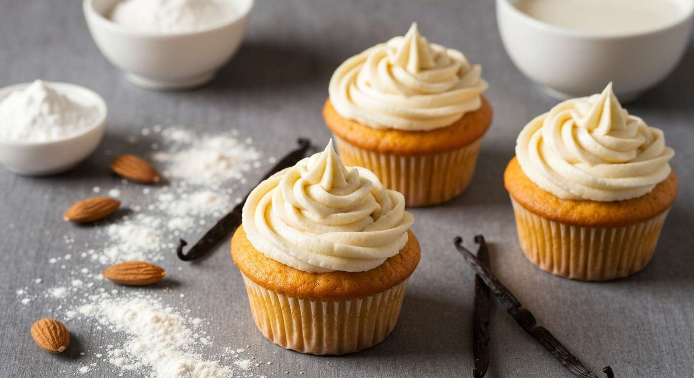 Recette de cupcakes végétaliens à la vanille