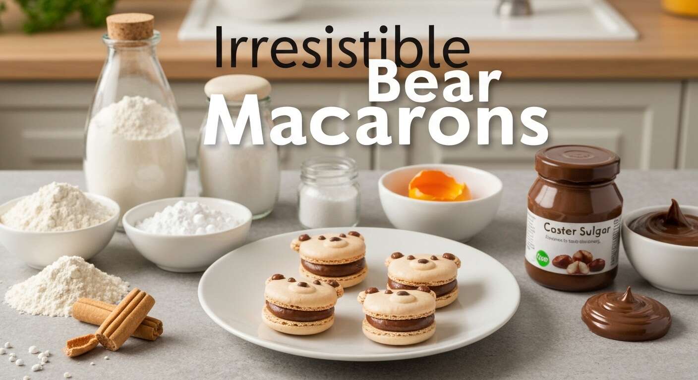Recette : macarons oursons irrésistibles !