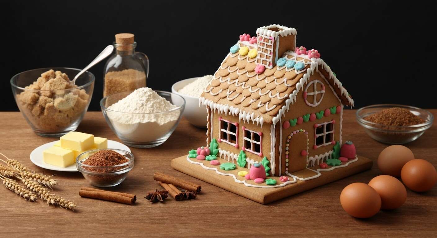 Recette de maison en pain d'épices et pâte à sucre