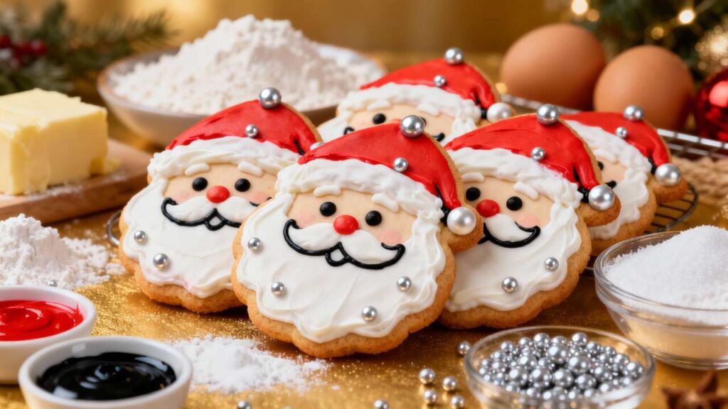 Recette de biscuits décorés Père Noël