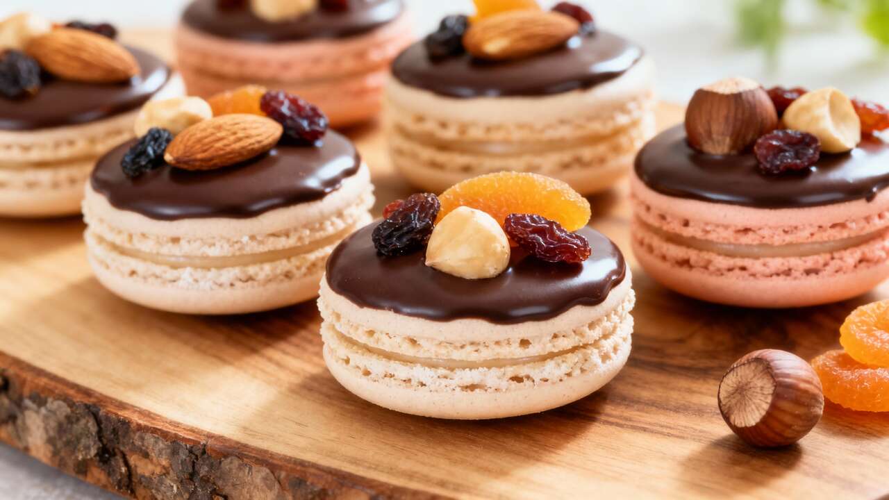 Recette de macarons façon mendiants : un délice gourmand