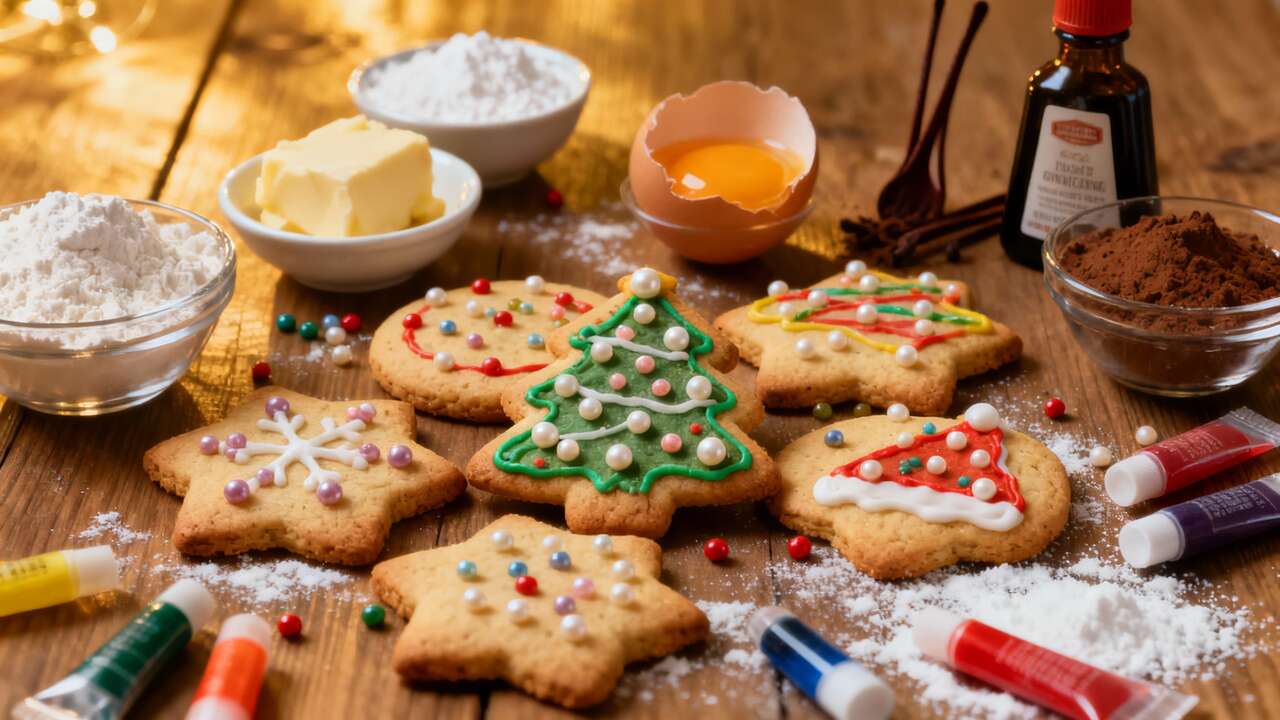 Décorez vos biscuits de Noël : recette facile et festive
