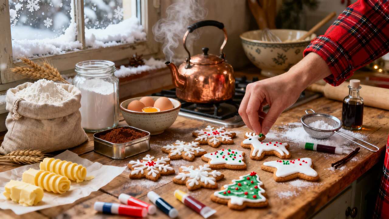 Recette de biscuits décorés d'hiver : astuces et idées créatives