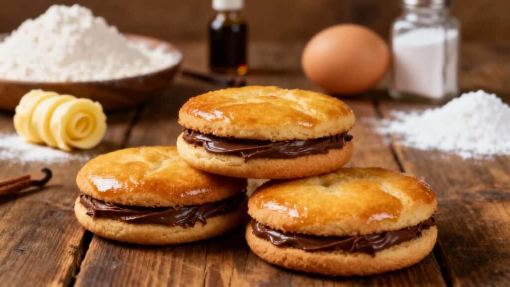 Biscuits fourrés à la pâte à tartiner : recette gourmande