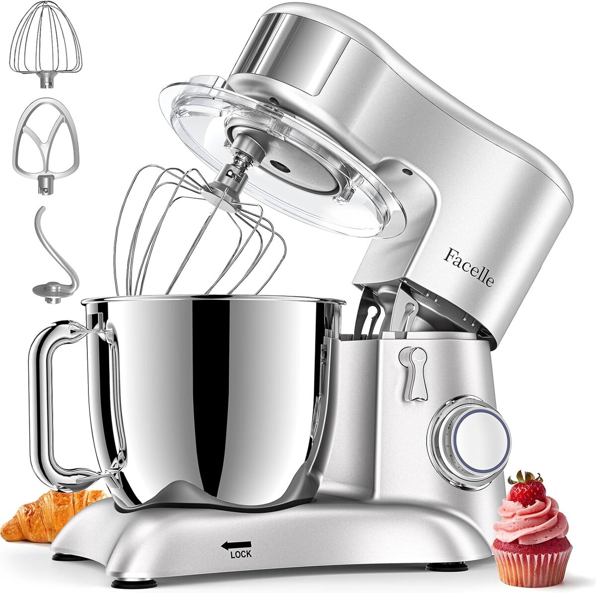 Test du robot patissier Facelle 1300W : puissance et polyvalence