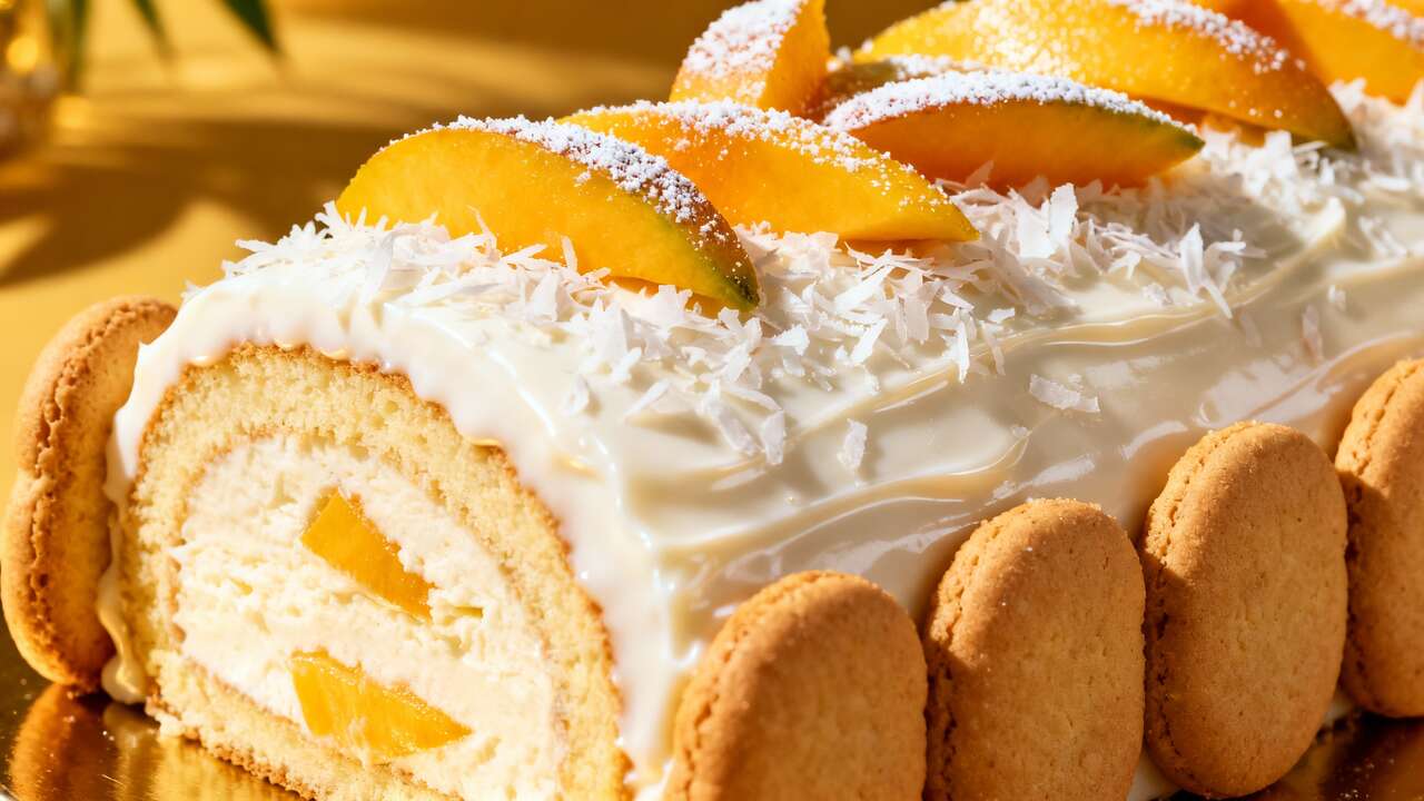 Recette Bûche de Noël Coco Mangue : un Délice Exotique