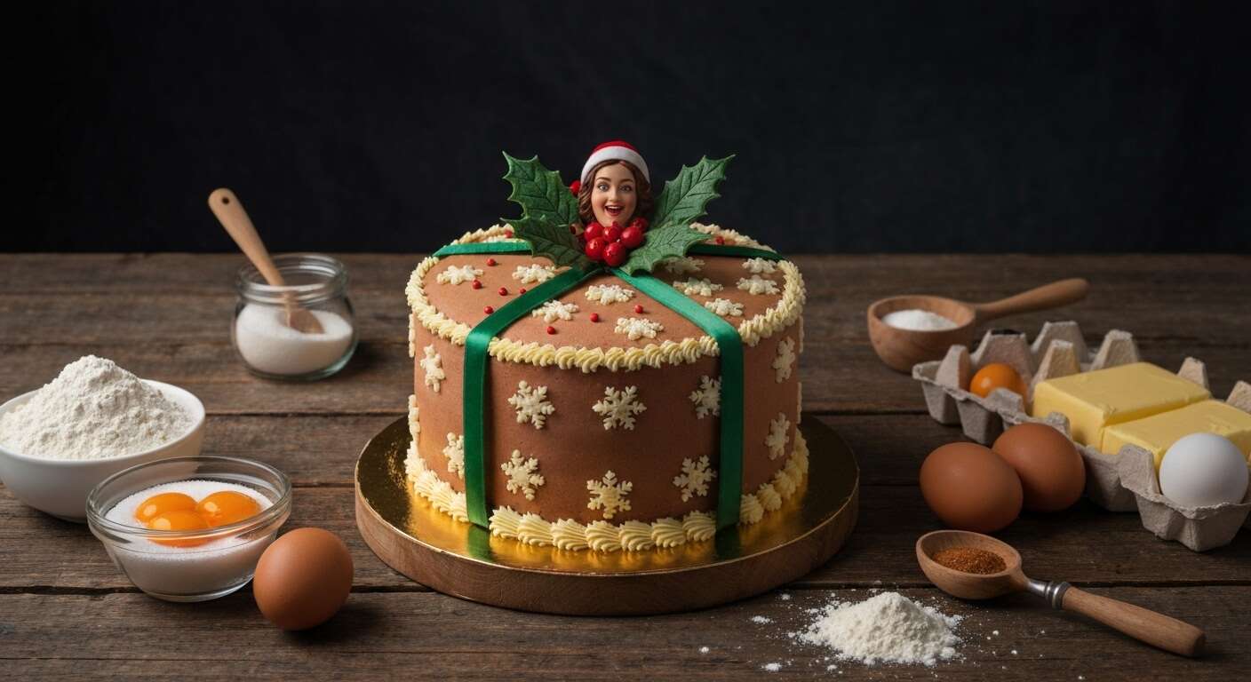 Ingr&eacute;dients indispensables pour votre g&acirc;teau cadeau de no&euml;l