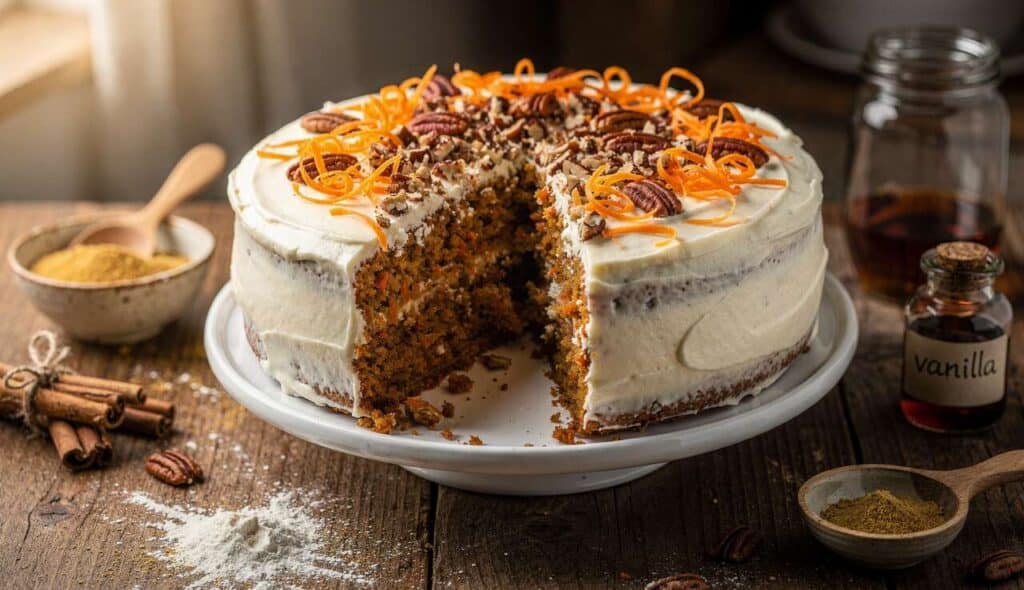 Recette irrésistible du carrot cake moelleux