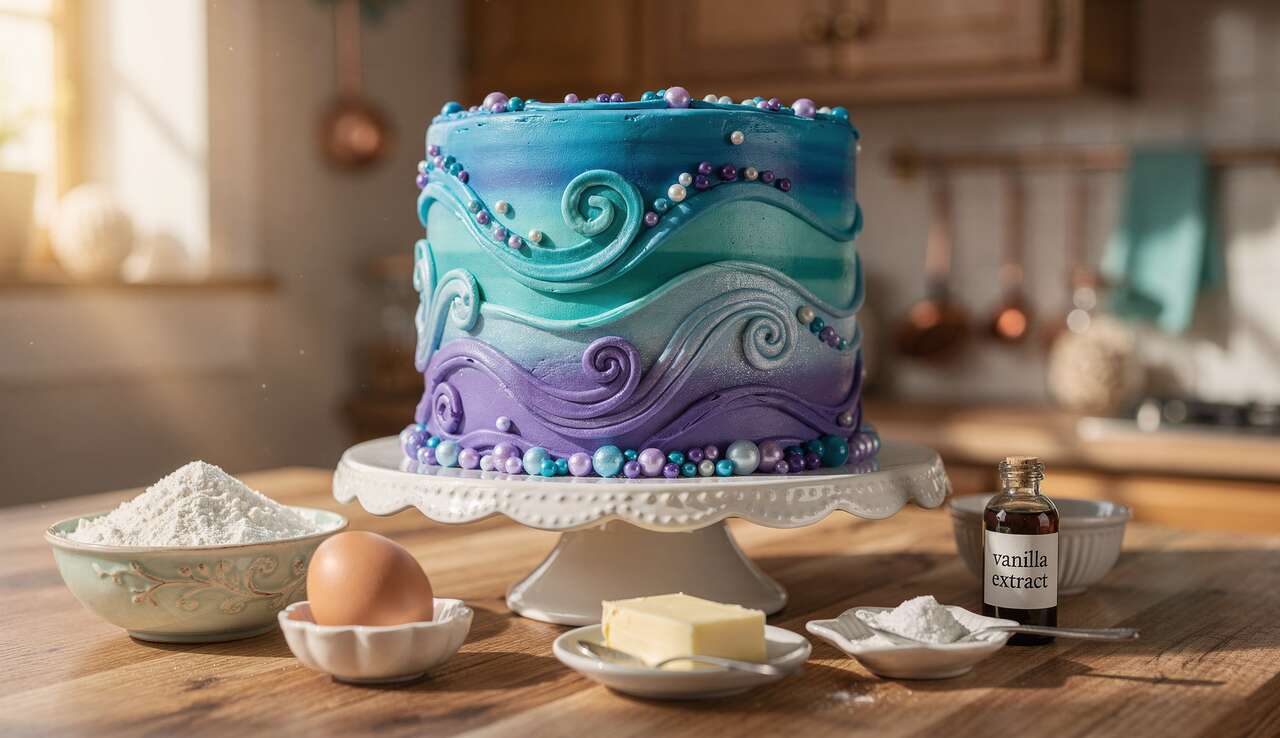 Recette enchantée : comment réaliser un gâteau sirène ?