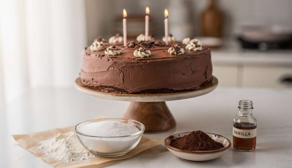 Gâteau d'anniversaire facile et rapide : recette express