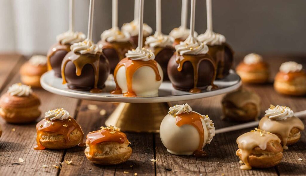 Recette de Saint-Honoré Cake Pops : délice Gourmand
