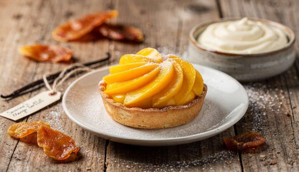 Tartelette à la mangue de Séverine : recette gourmande