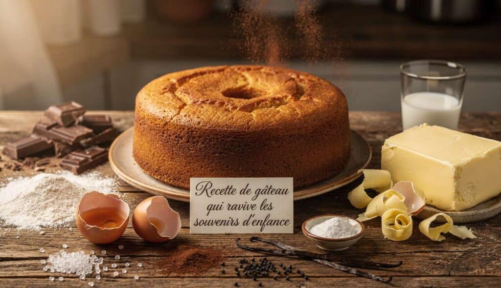 Recette de gâteau qui ravive les souvenirs d'enfance