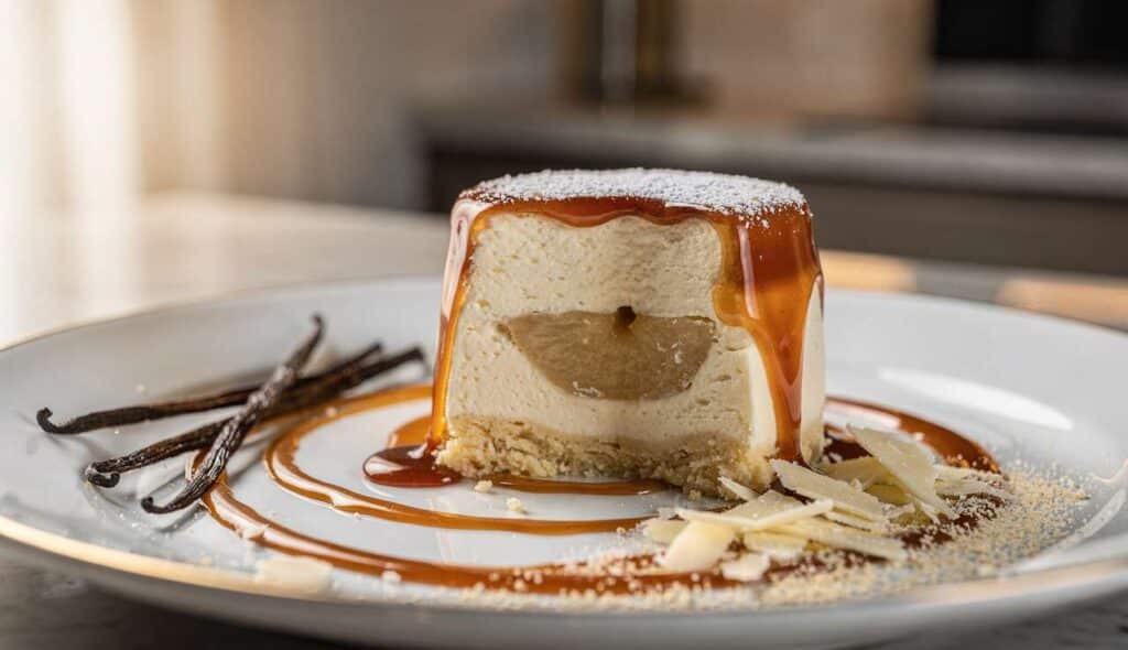 Recette d'entremets vanille, caramel et pomme : un délice à savourer