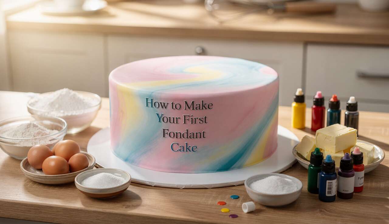 Comment réaliser son premier gâteau en pâte à sucre ?