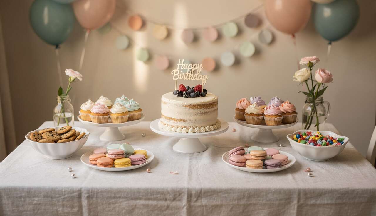 Desserts d'anniversaire abordables et savoureux