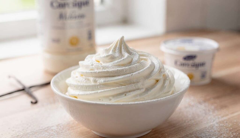 Recette de crème chantilly au mascarpone : astuces et étapes faciles
