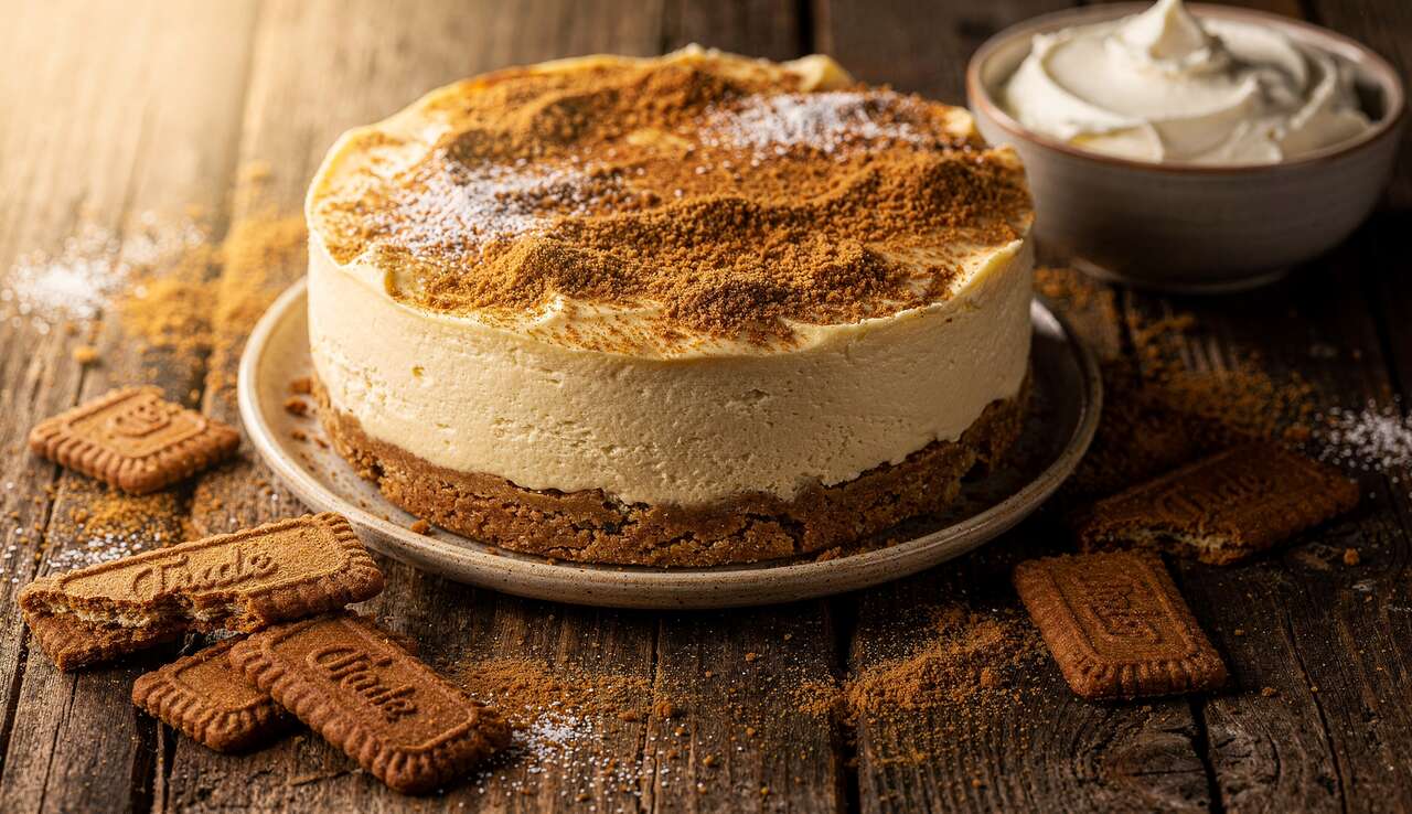 Cheesecake au spéculoos : recette irrésistible du gâteau au fromage
