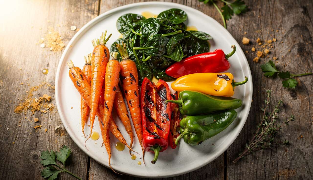 Accompagnements color&eacute;s et riches en vitamines