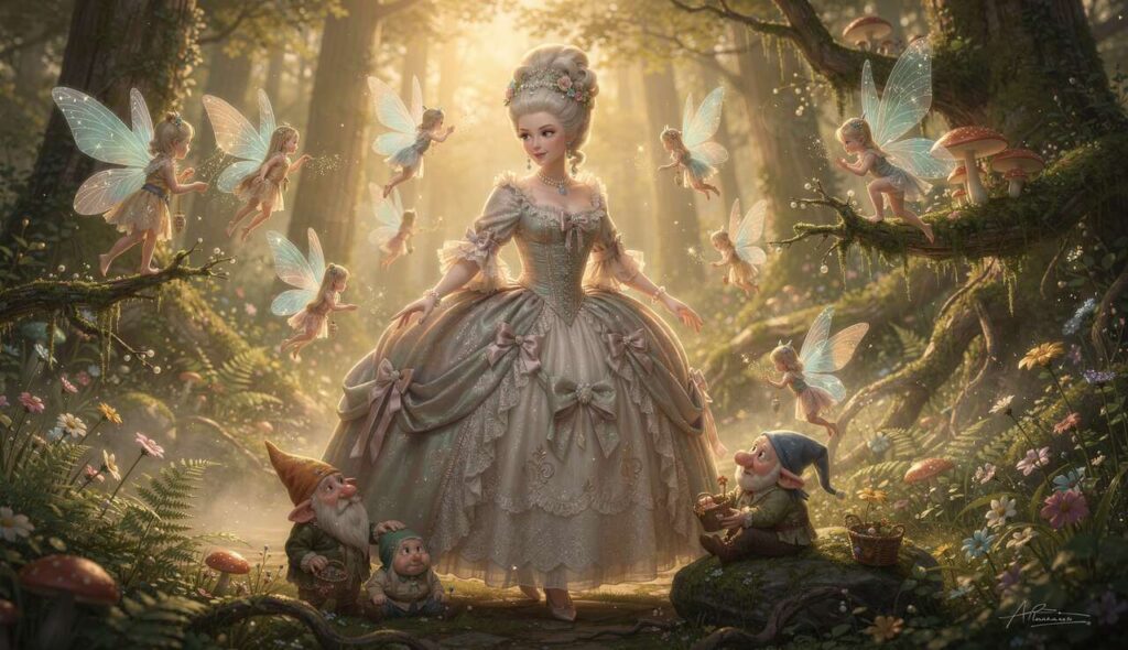Les fées et lutins à la rencontre de Marie-Antoinette