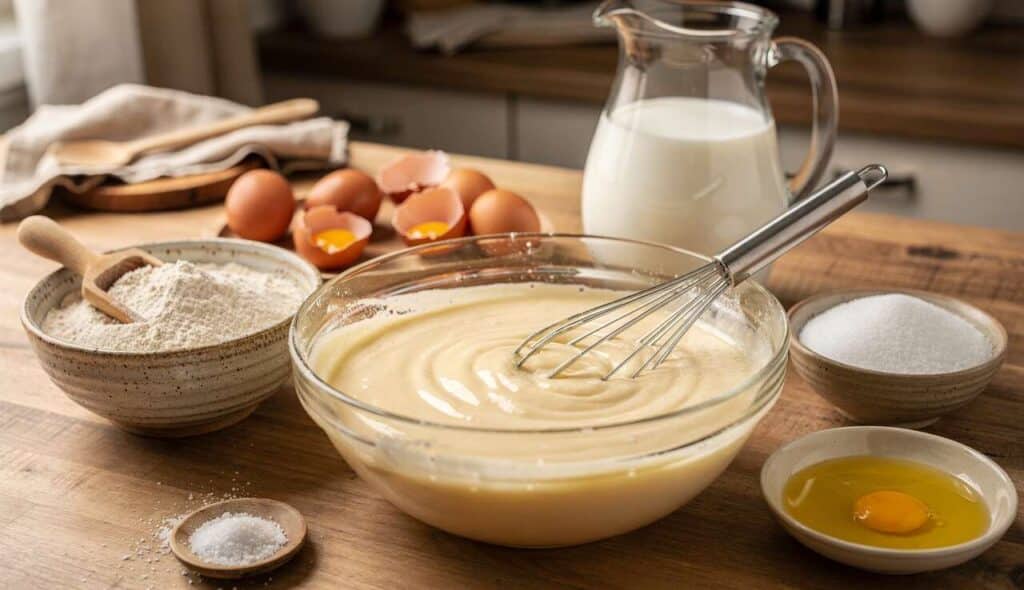 Recette facile de pâte à crêpes maison