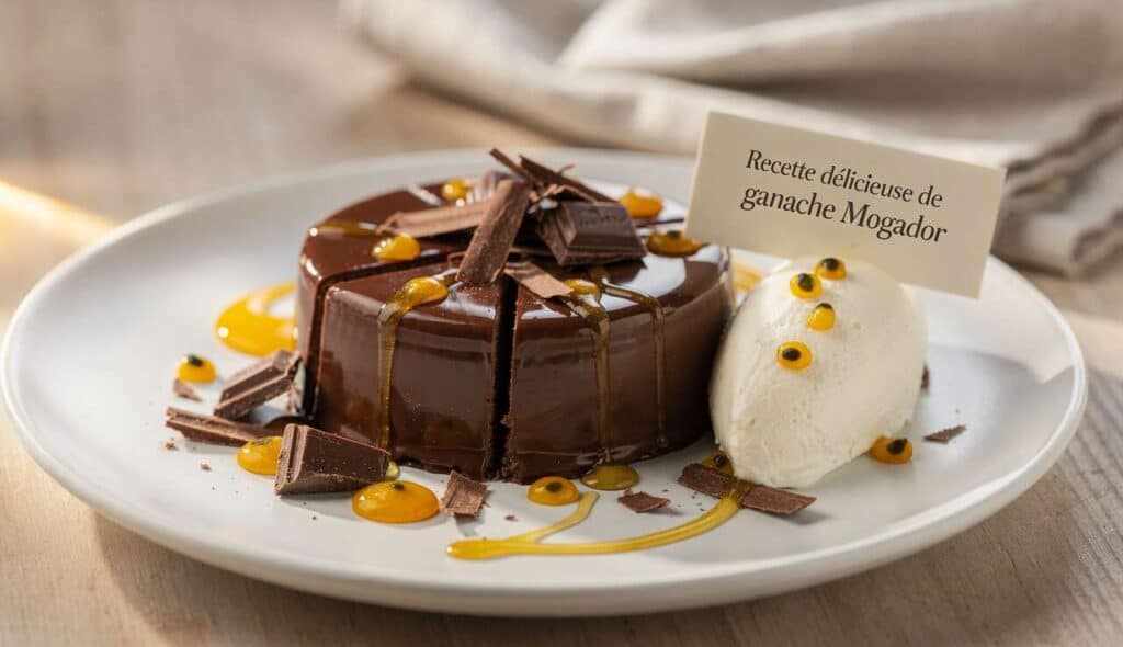 Recette délicieuse de ganache Mogador