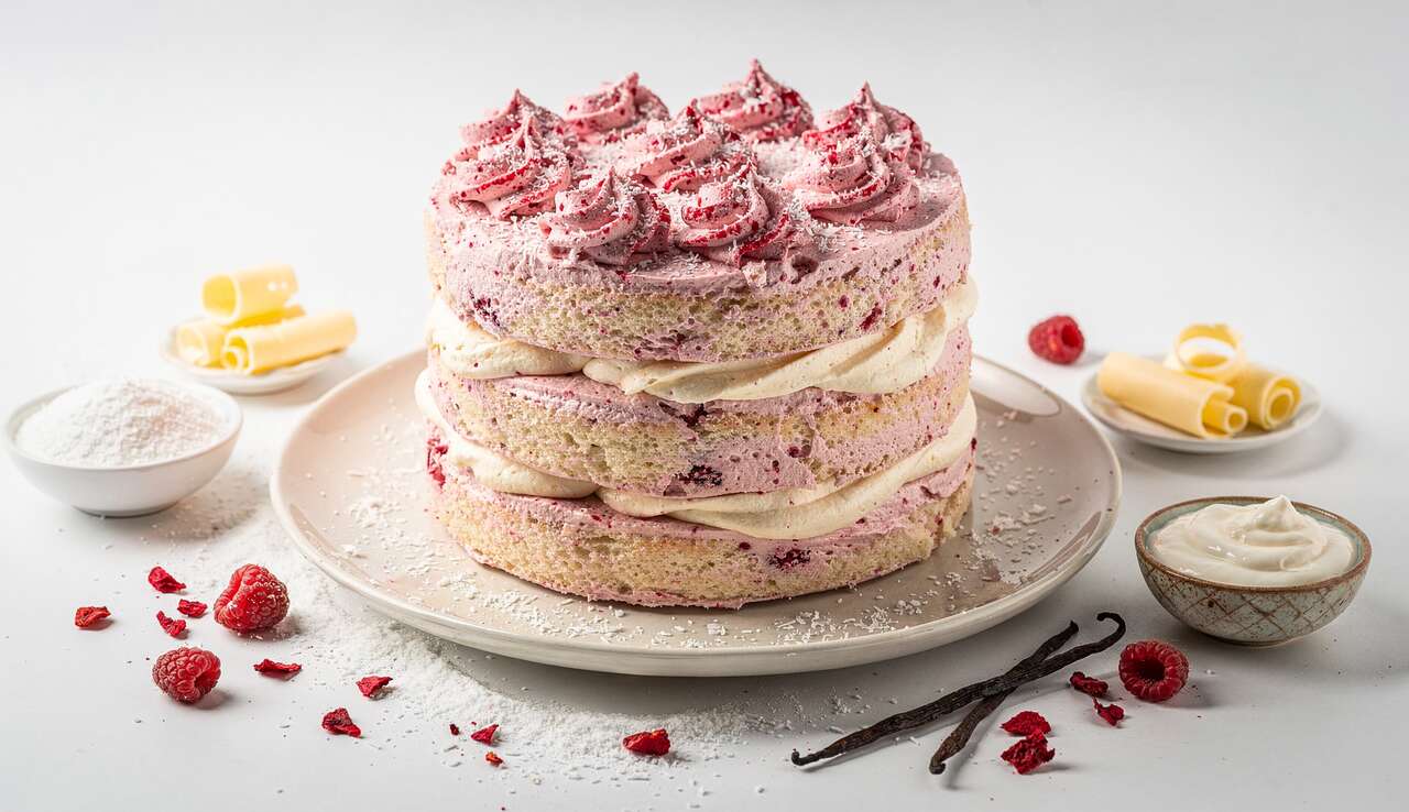 Recette de layer cake coco framboise : un délice à découvrir !