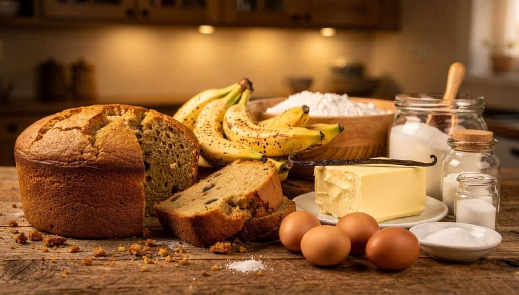 Gâteau à la banane moelleux : recette facile et rapide