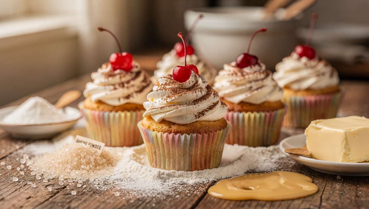 Recette de cupcakes banana split : un délice gourmand