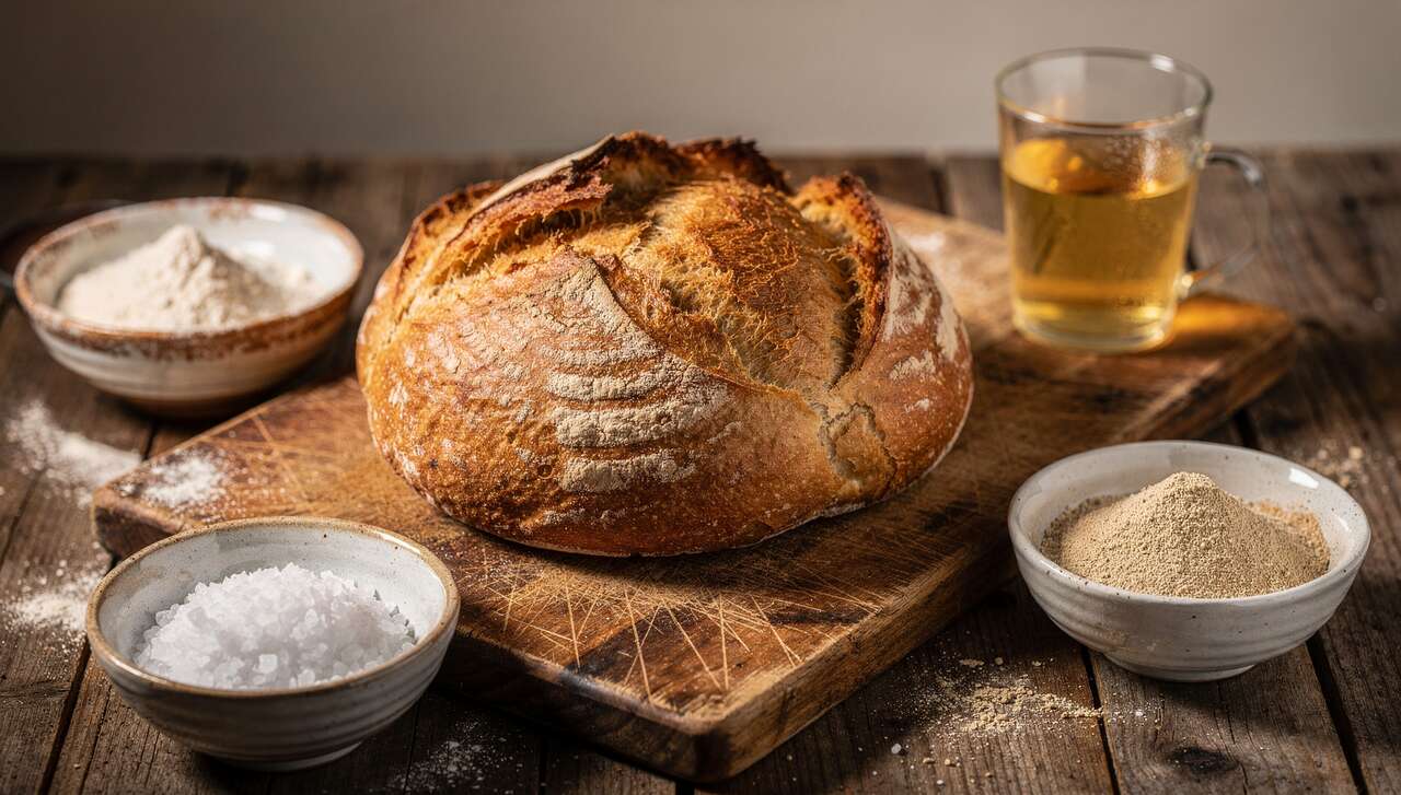 Pain maison facile sans pétrissage : recette inratable