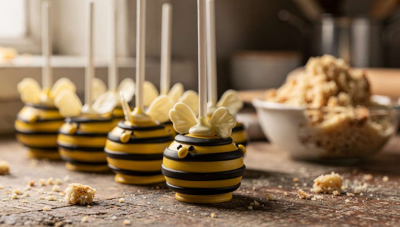 Recette de cake pops abeilles : un délice créatif et facile à réaliser