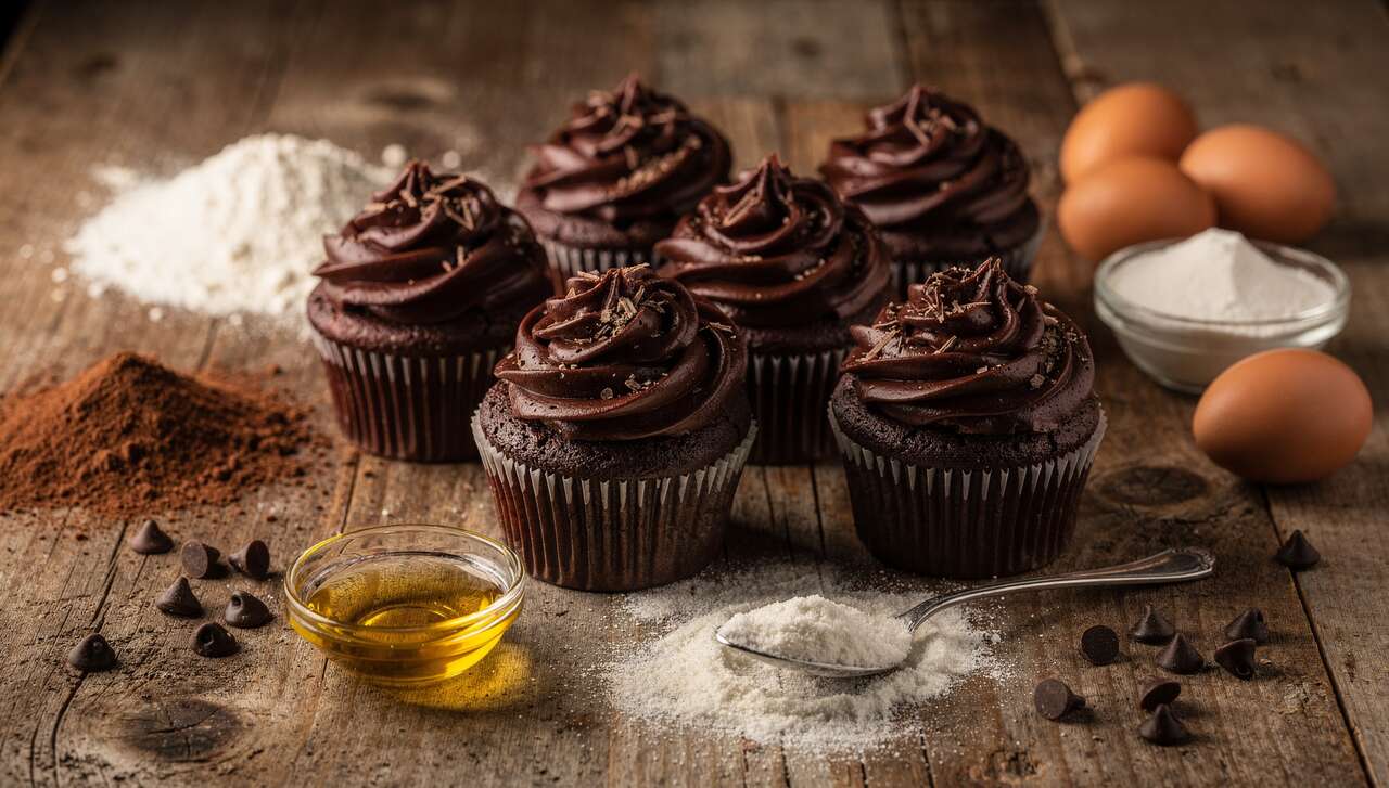 Recette cupcakes tout chocolat : un délice gourmand