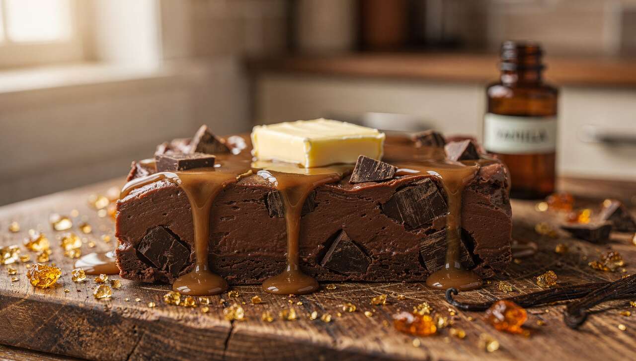 Recette de fudge aux pépites de butter toffee