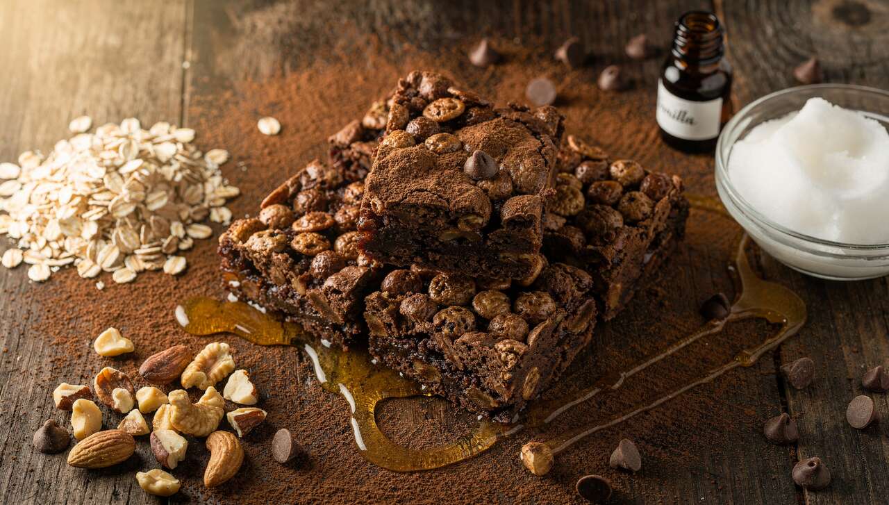 Recette de barres céréales brownie maison