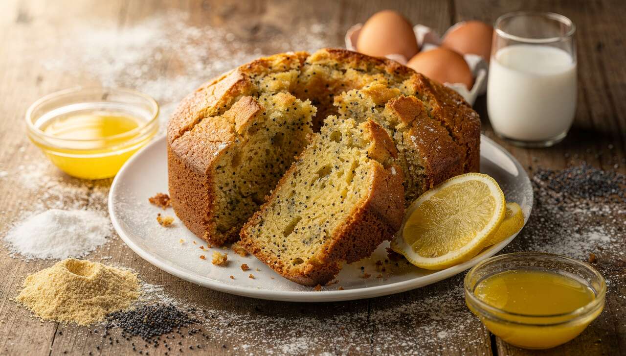Recette gâteau citron pavot moelleux