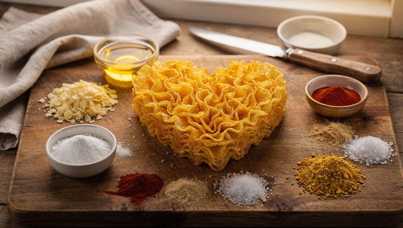 Recette savoureuse : cœur de Ruffles maison