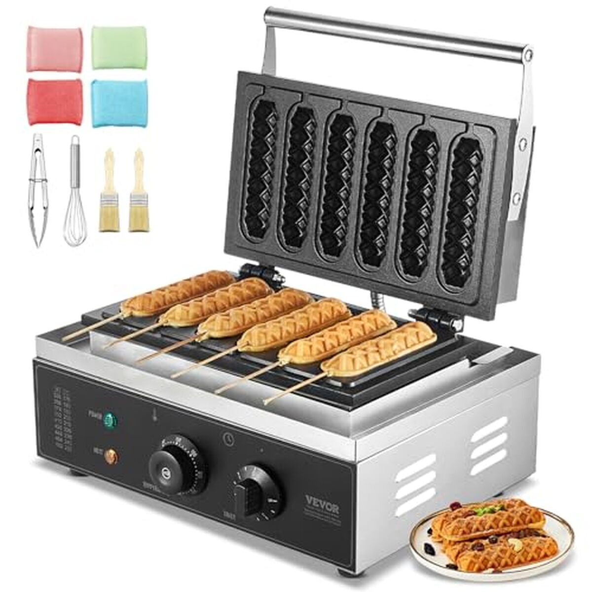 Test du gaufrier commercial VEVOR 1500W : efficacité et performance