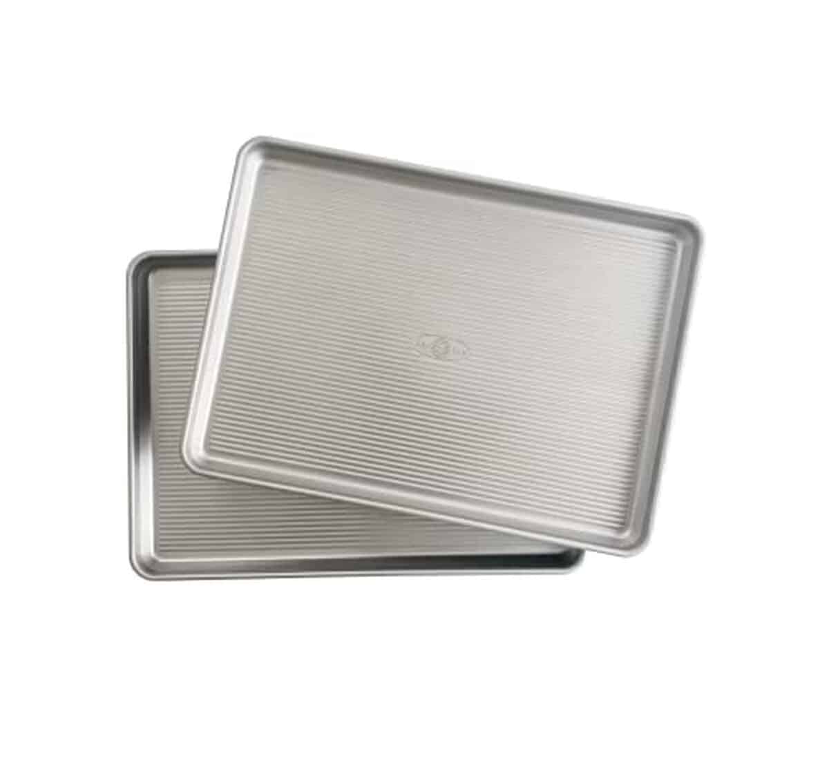 Test usa pan bakeware 1300st : demi-moules en acier aluminisé