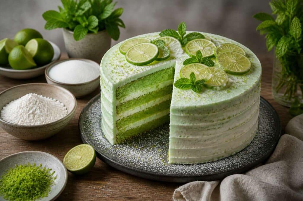 Recette du layer cake façon mojito