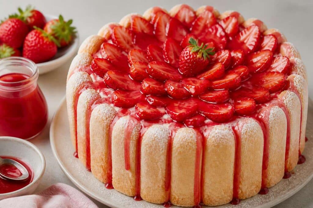 Recette de la charlotte aux fraises maison