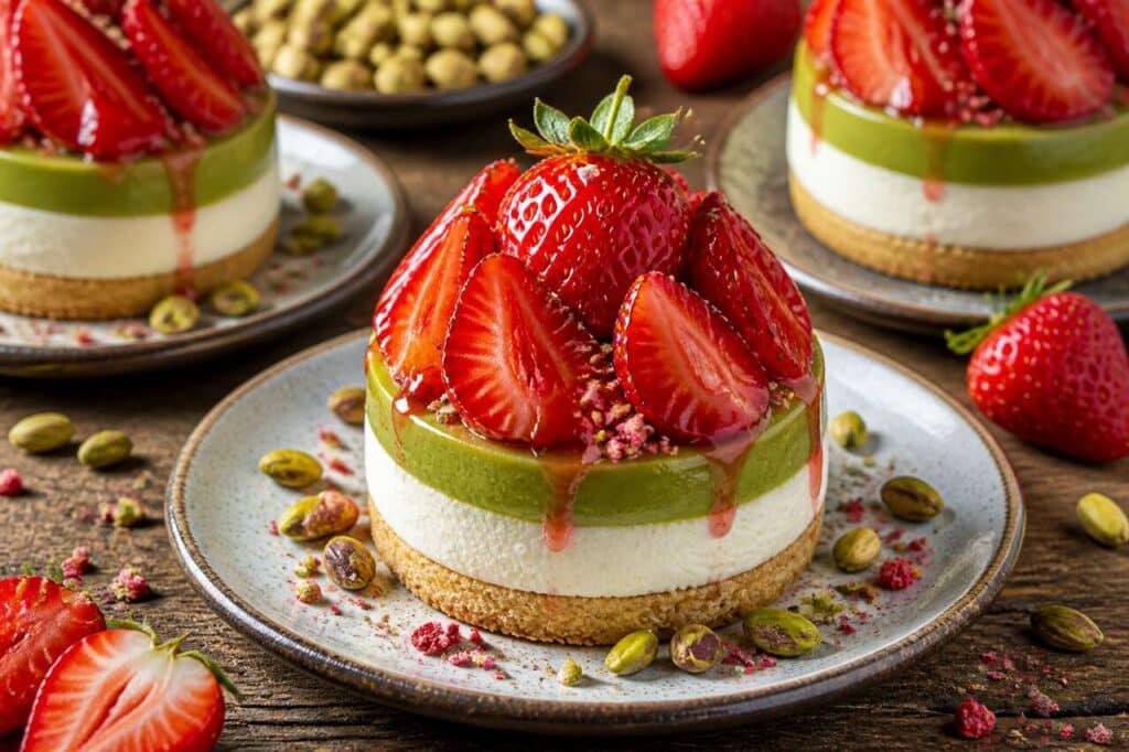 Recette du Montebello aux fraises et pistaches