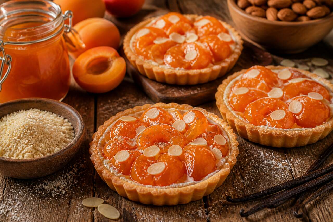 Recette de tartelettes aux abricots