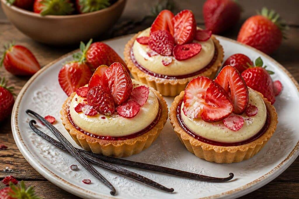 Recette de tartelettes aux fraises
