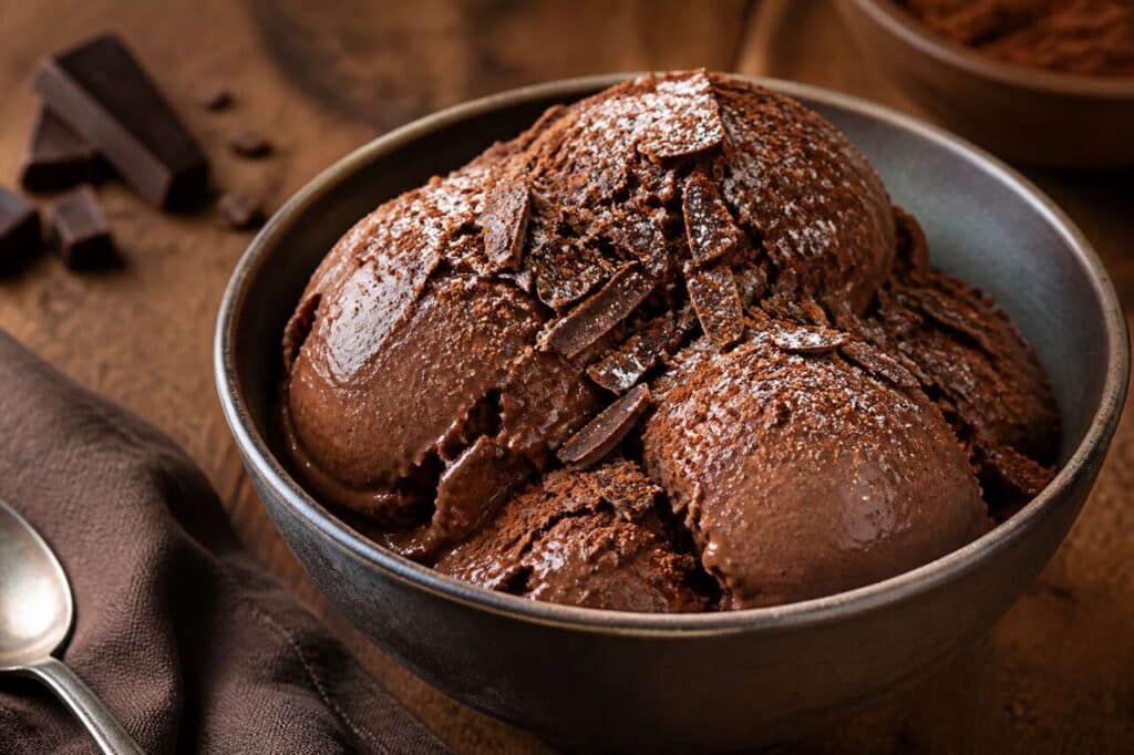 Recette de sorbet au chocolat maison