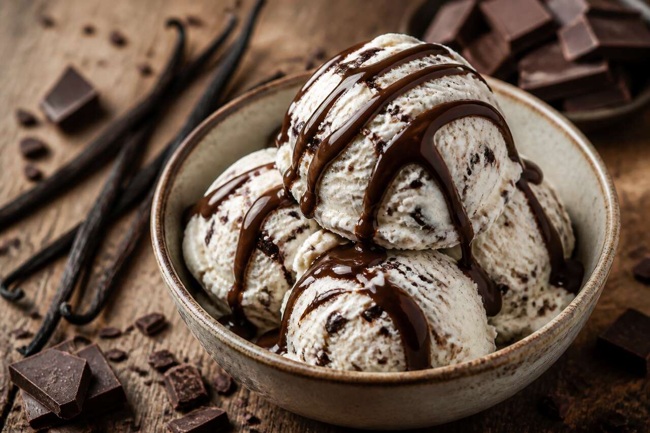 Recette de glace stracciatella maison