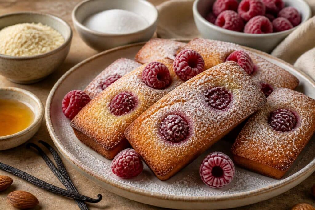 Recette de financiers aux framboises moelleux et fondants