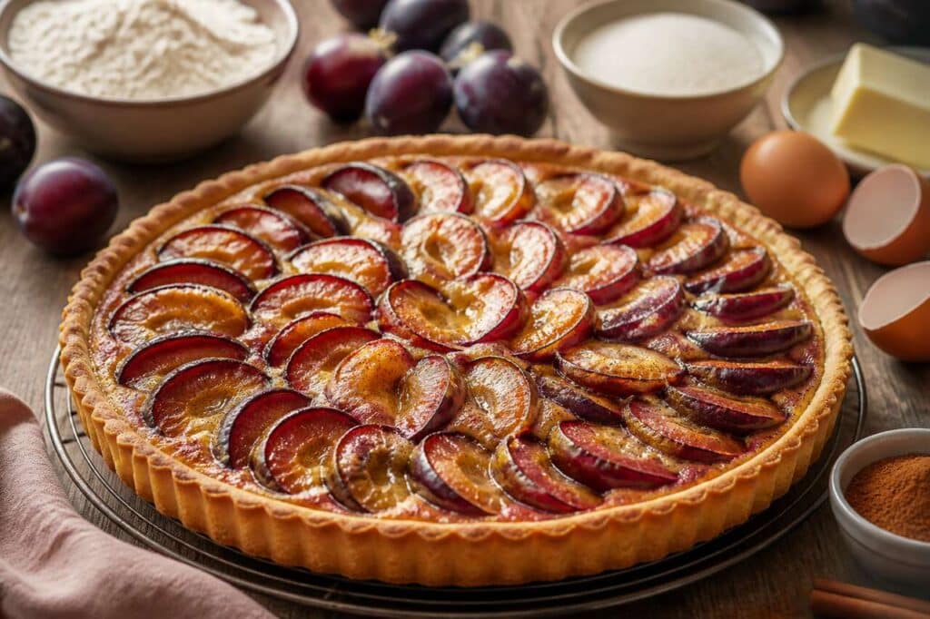 Recette de la tarte alsacienne aux quetsches